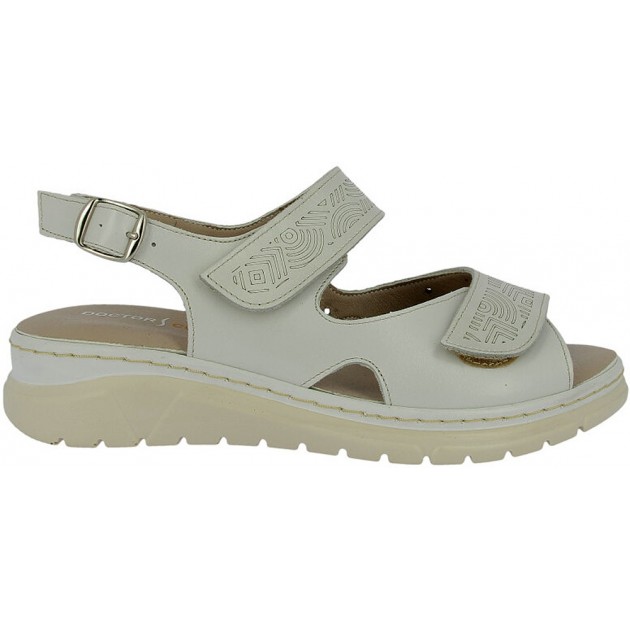 Sandales auto-adhésives pour femmes Doctor Cutillas 76020 BLANCO Sandales auto-adhésives pour femmes Doctor Cutillas 76020 BLANCO