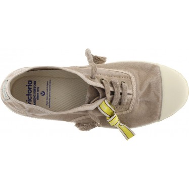 Chaussures de sport pour femme Victoria 1661102 en toile vieillie TAUPE