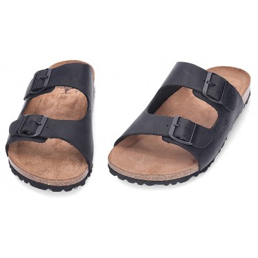 SANDALE CONFORTABLE INTERBIOS 9560 NEGRO