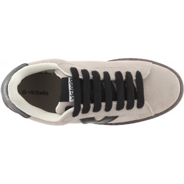Baskets Victoria 1092171 Barcelona en daim pour femme BEIGE