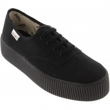 Chaussures de sport pour femme Victoria 1116101 avec double toile NEGRO