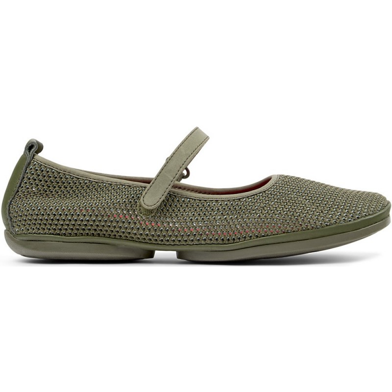BALLERINES CAMPER DROIT FILLE K201402 VERDE_009