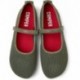 BALLERINES CAMPER DROIT FILLE K201402 VERDE_009