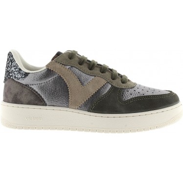 Victoria Sneaker 1258257 Madrid Métallisé KAKI