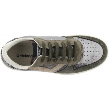 Victoria Sneaker 1258257 Madrid Métallisé KAKI