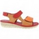 Sandales pour femmes Doctor Cutillas 35322 Auto-adhésives ROJO