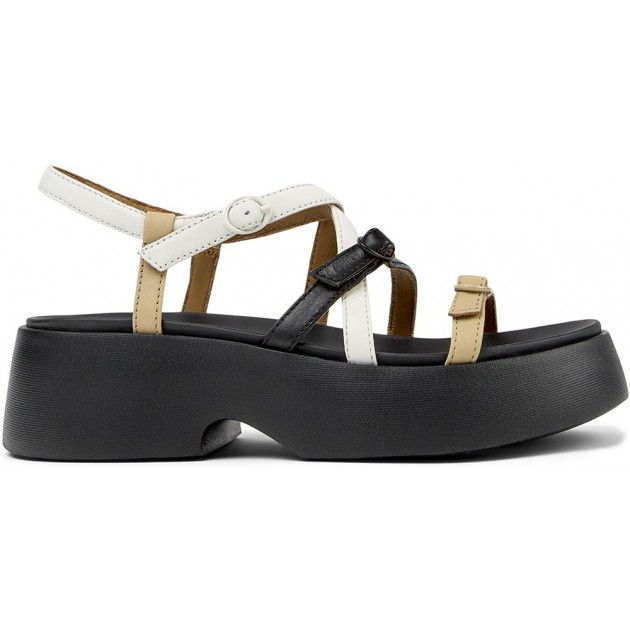 Sandales en cuir CAMPER Twins K201713 NEGRO_004 Sandales en cuir CAMPER Twins K201713 NEGRO_004