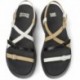 Sandales en cuir CAMPER Twins K201713 NEGRO_004