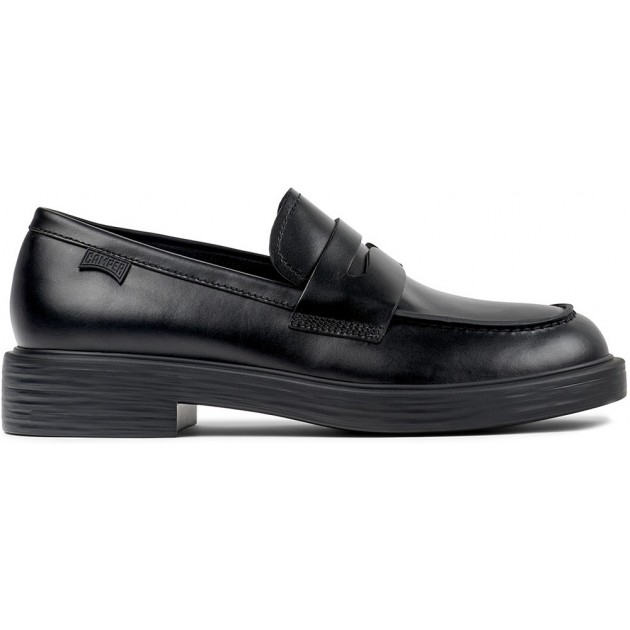 Mocassins nautiques en cuir CAMPER Dean K101045 NEGRO_001 Mocassins nautiques en cuir CAMPER Dean K101045 NEGRO_001