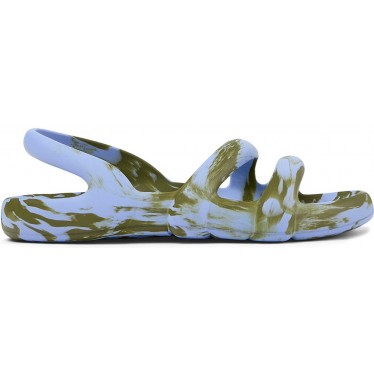 Sandales plates CAMPER Kobarah K100957 pour hommes AZUL_005