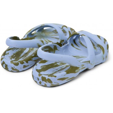 Sandales plates CAMPER Kobarah K100957 pour hommes AZUL_005