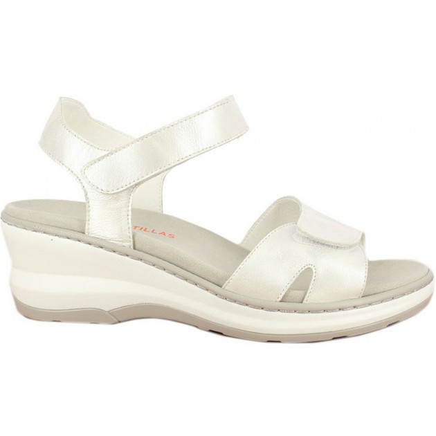 Sandale auto-adhésive pour femme Doctor Cutillas 47511 BLANCO Sandale auto-adhésive pour femme Doctor Cutillas 47511 BLANCO