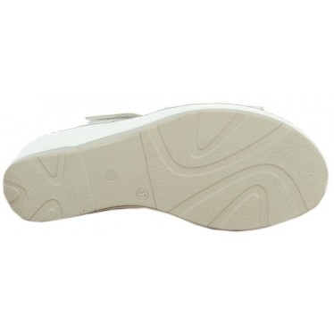 Sandale auto-adhésive pour femme Doctor Cutillas 47511 BLANCO