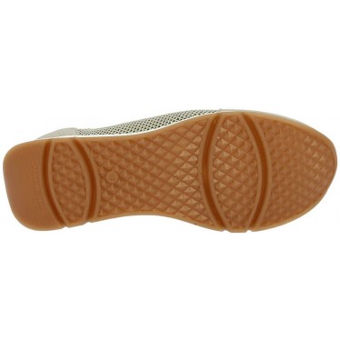 Baskets métallisées femme Doctor Cutillas 82562 CHAMPAGNE