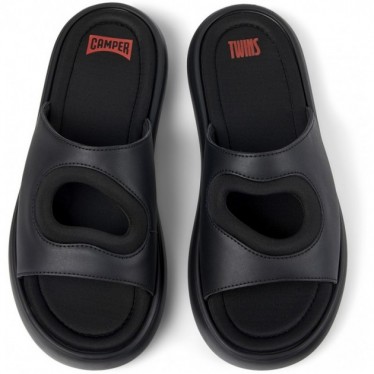 Tongs en cuir CAMPER Twins K100939 NEGRO_001