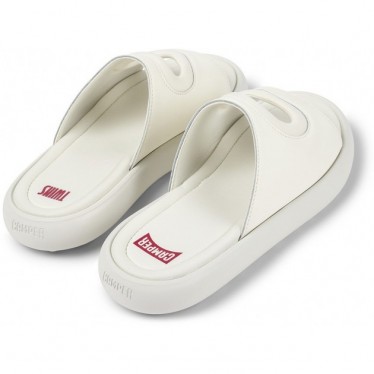Tongs en cuir CAMPER Twins K100939 BLANCO_003