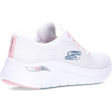 Baskets femme SKECHERS Archfit modèle 150051 WHITE_PINK