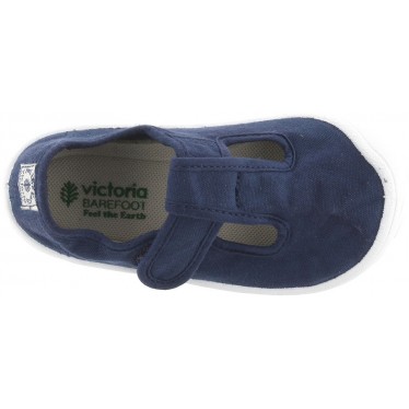 Respectueux sandale VICTORIA BAREFOOT BOSCO 1370108 MARINO