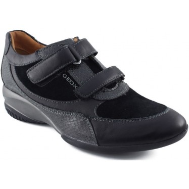 GEOX velcro sport féminin piton  NEGRO