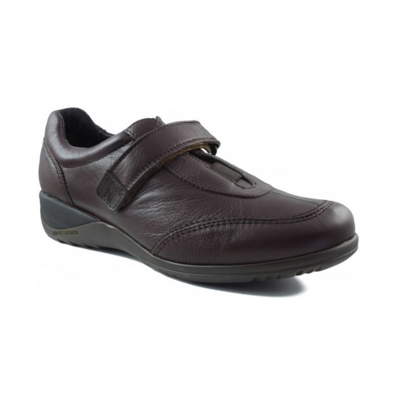 CALLAGHAN confortable chaussures Velcro  MARRON