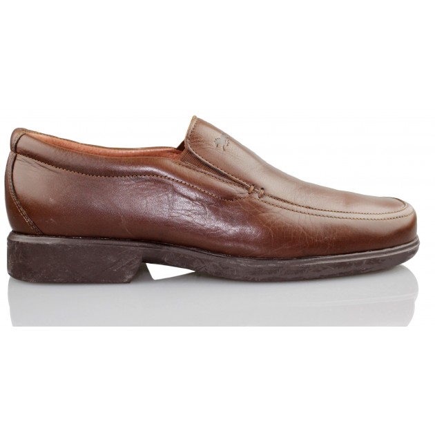 TROTTERS confortable homme mocassin MARRON