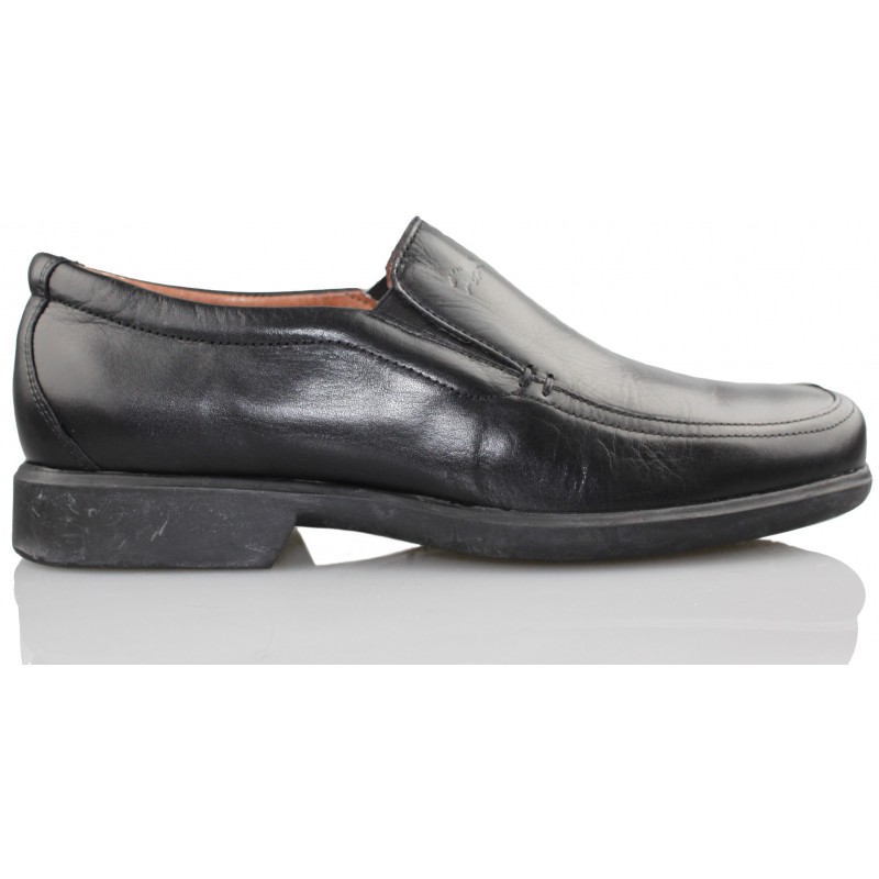 TROTTERS confortable homme mocassin  NEGRO