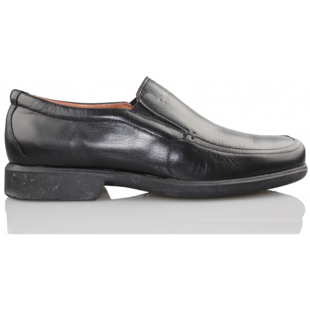 TROTTERS confortable homme mocassin NEGRO