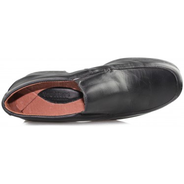 TROTTERS confortable homme mocassin  NEGRO