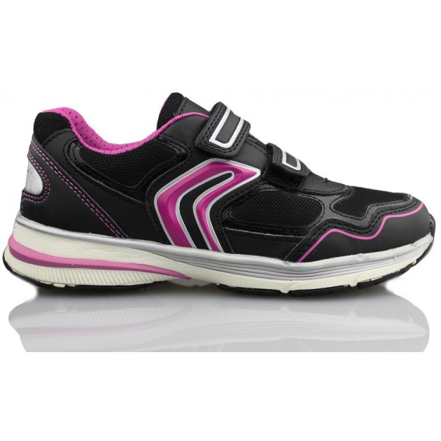 GEOX chaussures double fille de sport Velcro NEGRO