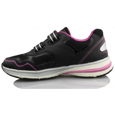 GEOX chaussures double fille de sport Velcro  NEGRO