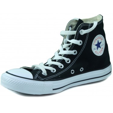 Chaussures de toile Converse haute  NEGRO