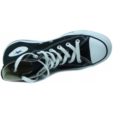 Chaussures de toile Converse haute  NEGRO